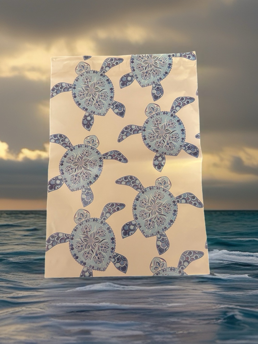 (20) 10x13 Sea Turtle Poly Mailers